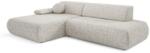 Laski PRATO L-alakú, balos, kinyitható sarokkanapé tárolóval, bézs 8590828986119 (LK0081)