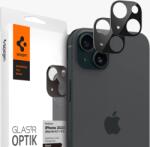 Spigen Glas. tR Optik Apple iPhone 15/15 Plus kamera védő üveg - Fekete (2db) (AGL06917) (AGL06917)