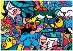 Bluebird Puzzle 90018 - Romero Britto - Britto Garden - 1000 db-os puzzle (90018)