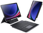 Dux Ducis DK Samsung Tab S9/S9FE/S10FE kihajtható tok vezeték nélküli billentyűzettel, fekete - phoner