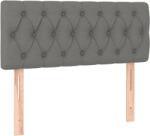  Fejtámla boxspring ágyhoz 90 cm sötétszürke