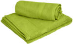  1x fürdőlepedő CLARYSSE ELEGANCE 70x140 cm + 1x törölköző CLARYSSE 60x110 cm, 100% pamut, zöld