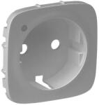 Legrand Valena Allure 2P+F csatlakozóaljzat ellenőrzőfényes burkolat, alumínium (754857) (754857)