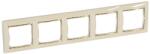 Legrand Valena Elefántcsont / Arany, 5-ös vízszintes keret (774155) (774155)