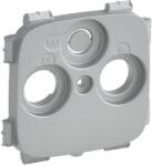 Legrand Valena Allure TV-RD-SAT aljzat burkolat (30 mm), Alumínium (754807) (754807)