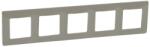 Legrand Niloé 5-ös keret füstszürke (665035) (665035)
