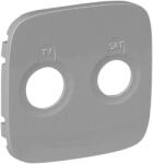 Legrand Valena Allure TV-SAT aljzat burkolat, Alumínium (754827) (754827)