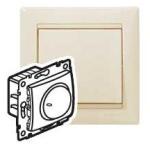 Legrand Valena forgatógombos fényerőszabályzó 40-400W (izzó- és halogén), elefántcsont (774161) (774161)