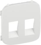 Legrand Valena Allure Kettős hangszóróaljzat burkolat, Fehér (755375) (755375)