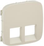 Legrand Valena Allure 2xRJ11/RJ45 aljzat burkolat, Elefántcsont (755426) (755426)