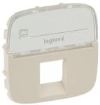 Legrand Valena Allure RJ11/RJ45 aljzat burkolat címketartóval, Elefántcsont (755476) (755476)