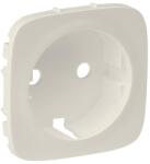 Legrand Valena Allure 2P+F csatlakozóaljzat burkolat, Elefántcsont (755206) (755206)