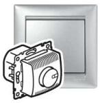 Legrand Valena forgatógombos fényerőszabályzó 100-1000W (izzó- és halogén), alumínium (770260) (770260)