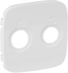 Legrand Valena Allure TV-SAT aljzat burkolat, Fehér (754825) (754825)