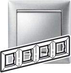 Legrand Valena keret négyes, alumetál (770334) (770334)