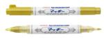Zebra Lakkfilc ZEBRA arany 1, 2 mm - 0, 7 mm kerek kétvégű heggyel, Mckie Paint Marker Extra Fine Gold