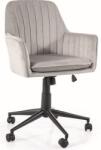 SIGNAL MEBLE Q-886 VELVET világosszürke irodai szék