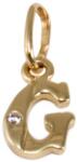 Ékszershop Köves G betű arany medál (1315357)