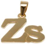Ékszershop Fényes ZS betű arany medál (1315383)