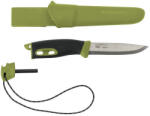 Morakniv Companion Spark (S) kés, tokkal, szikravetővel, zöld