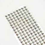  Öntapadós flitter gyöngyök 320db/lap - Ezüst, 0, 5cm 8725EZK