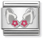 Nomination Ezüst flip flop papucs charm
