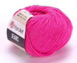 YARNART Jeans fonal 42 - Élénkrózsaszín