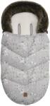 KikkaBoo Luxury Dreamy Fields Grey téli babakocsi bundazsák