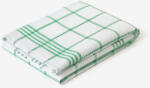 Goldea waffle konyharuha - zöld csíkok 50 x 70 cm