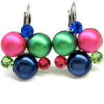 ÓRIÁS TRIPLA kapcsos fülbevaló - 16 mm (mediterrán variáció) (2025062304)