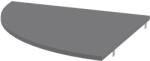 Mobikon Etajera DTD grafit Rioma 80x2, 2x80 cm (0000281235) Raft