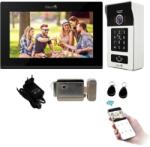 Mentor Kit VideoInterfon WiFi Mentor SYKT070B 10.1" Full-HD 2MP IP65 2 fire Negru (MMDSYKT070B)