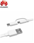 Huawei 2 в 1 USB кабел MicroUSB и Type-C към Type-A AP55S - phoneparts