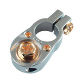 Somogyi Elektronic SS 1116/N akkumulátor-csatlakozó, negatív pólus, M8 csavar, 16mm alátét, titánium (SS_1116_N)