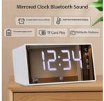 BLACKBIRD Bluetooth Hangszóró 5.1, 3W ébresztő órával DK-M10, Fehér - kontaktor