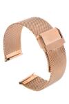  Curea de ceas din metal, 22 mm x 19 cm, bronz - ciucaleti