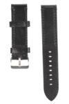 Peyton Rous Curea de ceas din piele, 20 mm x 20 cm, negru - ciucaleti