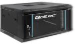 QOLTEC Dulap rack Qoltec 19" | 4U | 600 x 280 x 450 | Usi secure | Suport | Carcasa din otel | Incuietoare | Negru (54461)
