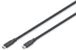 ASSMANN SuperSpeed UHD 8K 60Hz USB 4.0 Gen2 40Gbps type-C szilikon kábel 1m (AK-300344-010-S) - bestbyte