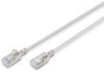 ASSMANN Cat. 6A F/FTP LSZH 0, 5m szürke slim patch kábel (DK-1632-A-005S) - bestbyte
