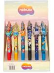 Nebulo Űrlények radírozható nyomógombos zselés toll (NEBULO_DT-SPACE) (NEBULO_DT-SPACE)