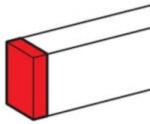 Legrand végzáró fekete 130x50 mm csatornához - 75757 (075757)