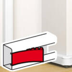 Legrand DLP kábelcsatorna fedél, bepattintható kábalcsatornához, 45 mm széles, 2 m hosszú, fehér - 75608 (075608)