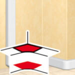 Legrand 10632 DLP külső könyök 50 mm mély válaszfalhoz (010632)