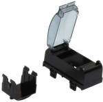 Legrand DLP bepattintható csatornához vagy energiaoszlophoz adapter, moduláris készülékekhez, fekete - 653075 (653075)