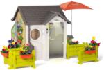 Smoby Căsuța grădinarului Garden House Smoby extensibilă în mod excepțional cu gard și flori (SM810255-E) Casuta pentru copii