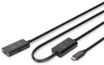 ASSMANN DA-73109 SuperSpeed Aktív USB 3.2 Gen2 type-C hosszabbító kábel 10m (DA-73109) - officedepot