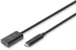 ASSMANN DA-73112 SuperSpeed Aktív USB 3.2 Gen2 type-C hosszabbító kábel 5m (DA-73112) - officedepot
