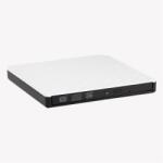 IRIS SQUARE EXTERNAL külső DVD író, USB 3.0, Read/write: CD/VCD/DVD, tálcás, DVD-RW, fehér-fekete (IRIS SQUARE EXTERNAL DVD ÍRÓ) - officedepot