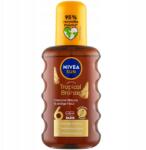 Nivea A Napozóolaj Spray Bronzosítja És Védi A Bőrt Nivea Sun Tropical SPF6 (80403)